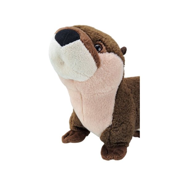Wild Republic River Otter Plush 15 Inch Cuddlekins Stuffed Animal Soft Realistic - Picture 4 of 13
